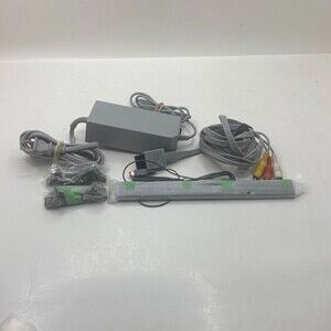 Nintendo Wii Sensor Bar Complete Hookup Kit with AC Power Adapter & AV Cable